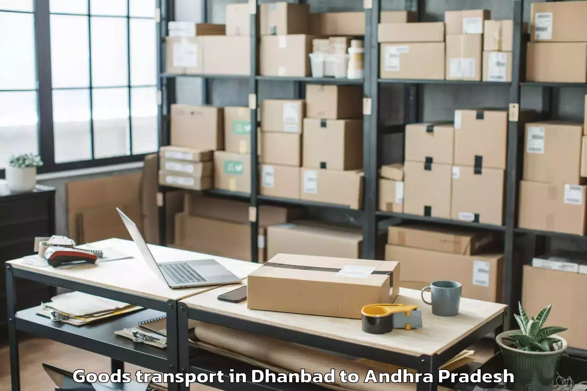 Comprehensive Dhanbad to Penamaluru Goods Transport